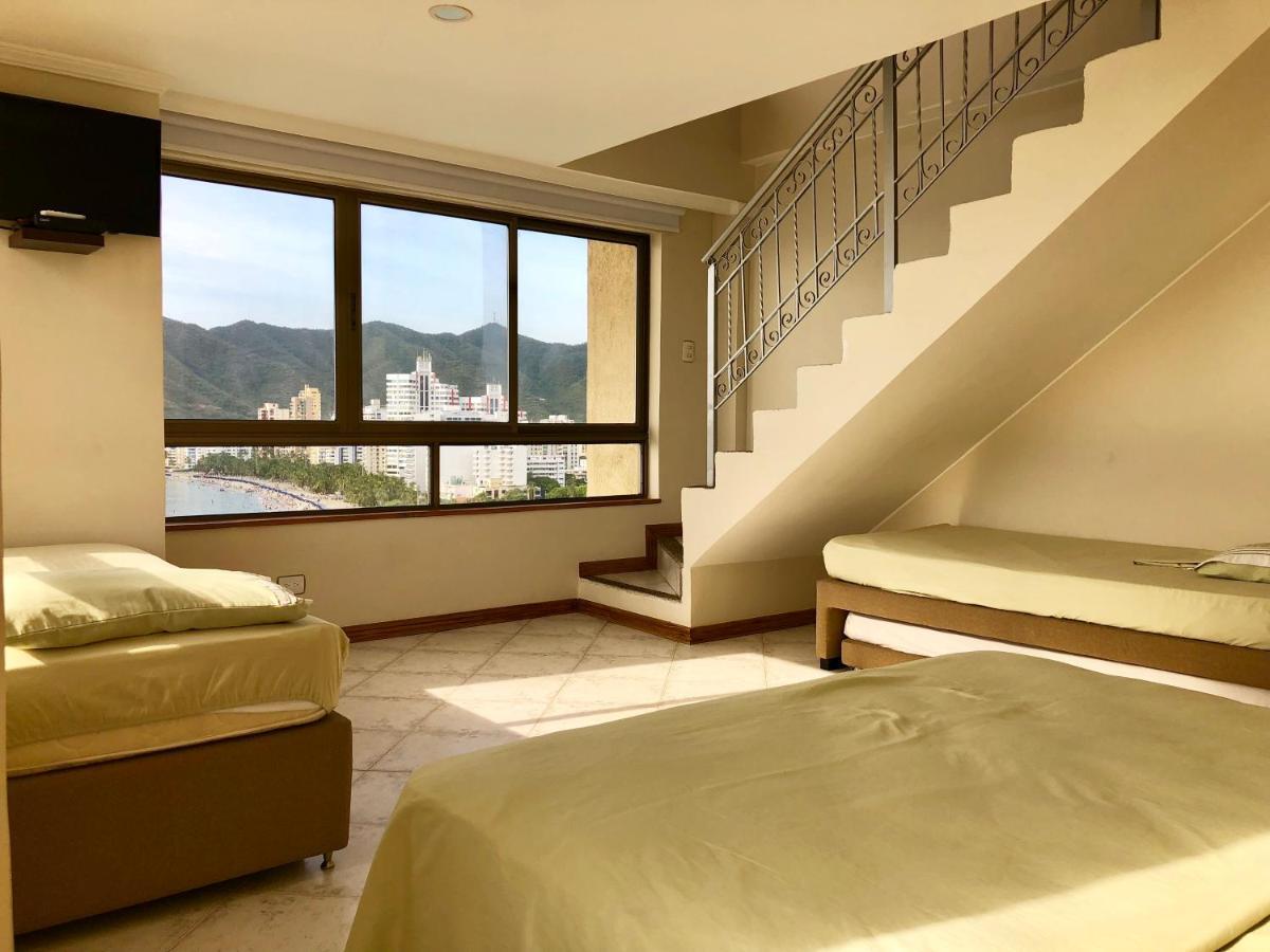 Edificio El Penon Del Rodadero Appartement Santa Marta  Buitenkant foto