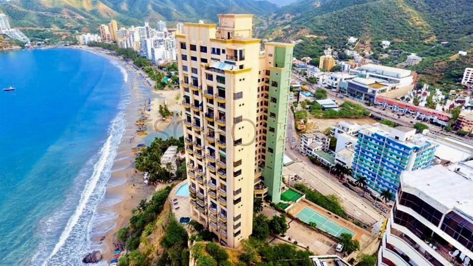 Edificio El Penon Del Rodadero Appartement Santa Marta  Buitenkant foto